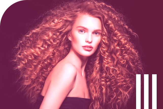 salon services hair model